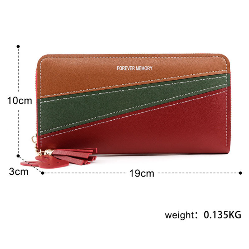 2022 New Long Women Wallets Cute Fashion Multifunctional Clutch Name Print Female Wallet Kpop Card Holder Luxury Women&#39;s Purse