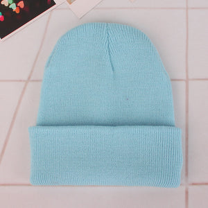 Winter Hats for Unisex New Beanies Knitted Solid Cute Hat Lady Autumn Female Beanie Caps Warmer Bonnet Men Casual Cap Wholesale