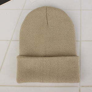 Winter Hats for Unisex New Beanies Knitted Solid Cute Hat Lady Autumn Female Beanie Caps Warmer Bonnet Men Casual Cap Wholesale