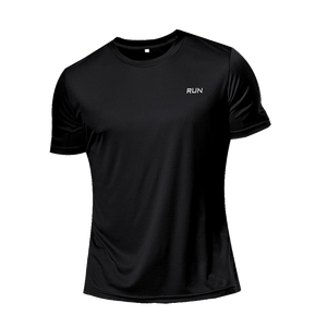 High Quality Polyester Men Running T Shirt Quick Dry Fitness Shirt Training Exercise Clothes Gym Sport Shirt Tops Lightweight