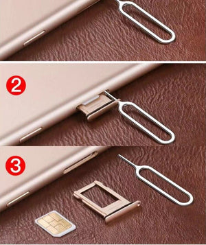 100pcs SIM Card Removal Needle Pins Pry Eject Sim Card Tray Open Needle Pin for IPhone Samsung Xiaomi Redmi  Micro Sd Card Tool