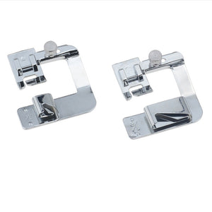 3Pcs Domestic Sewing Machine Foot Presser Rolled Hem Feet Set For Brother Singer Janome Babylock Juki Sewing Machine Accessories