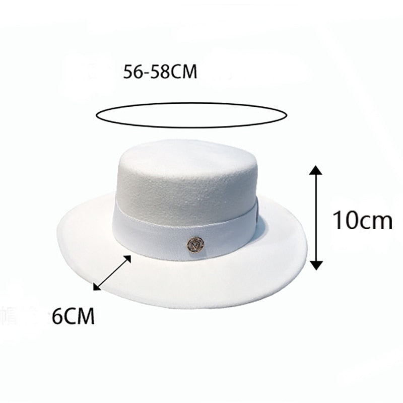 spring autumn fashion beach 2023 Women&#39;s hat fedoras elegant chapel Men&#39;s panama hat fascinator Wedding picture felt Bowler new