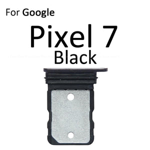 Sim Card Socket Slot Tray Reader Holder Connector Micro SD Adapter Container For Google Pixel 4 4a XL 4XL 5 5a 5G 6a 6 7 Pro