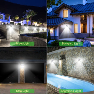 228 144 LED Solar Light Outdoor Solar Lamp PIR Motion Sensor Light Waterproof Solar Powered Sunlight for Garden Decoration