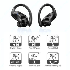 Lenovo LP75 TWS 5.3 Earphones Bluetooth Wireless Sports Headphones LED Digital Display HiFi Stereo Noise Reduction Earbuds