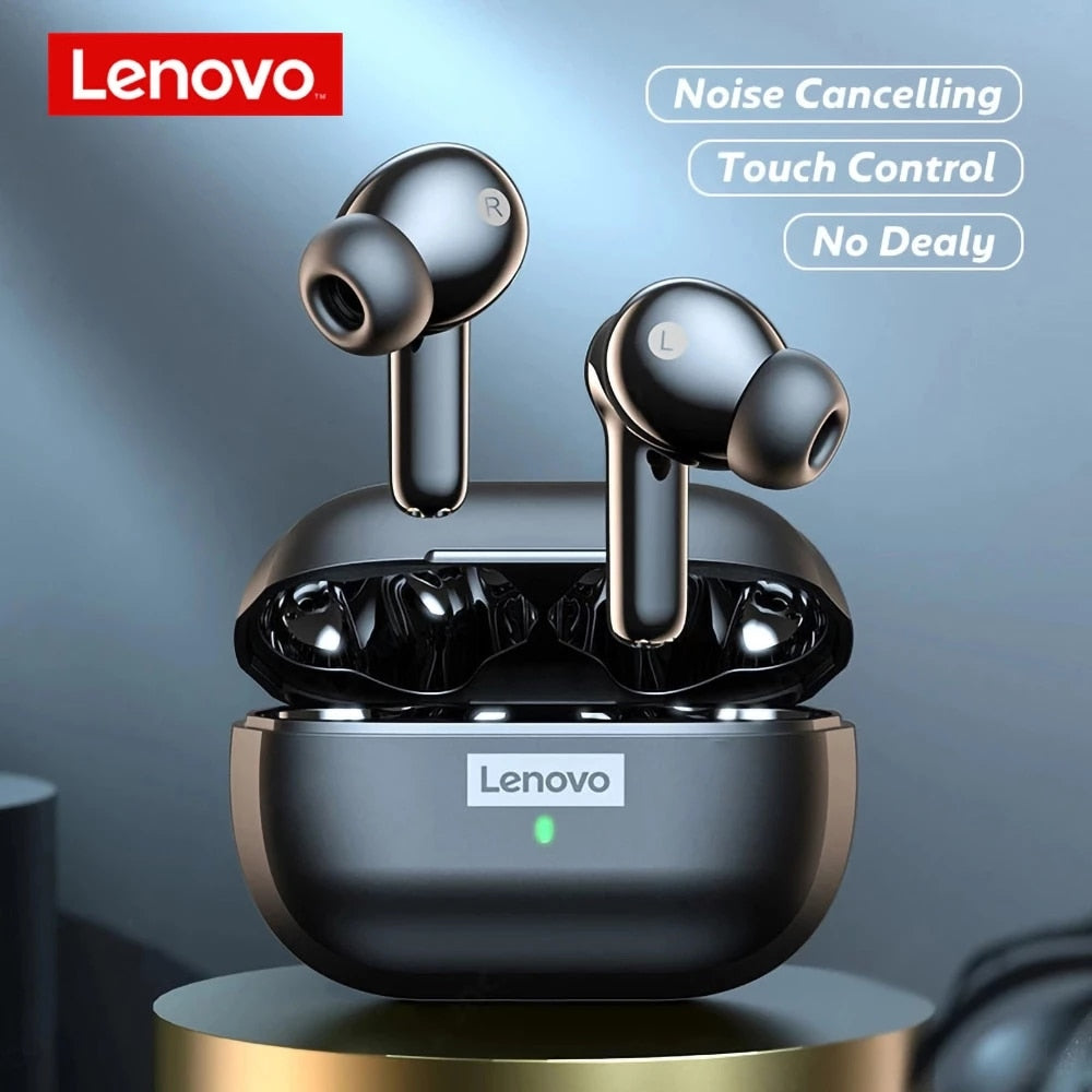 Original Lenovo LP1S TWS Earphone Wireless Bluetooth 5.0 Headphones Waterproof Sport Headsets Noise Reduction Earbuds with Mic