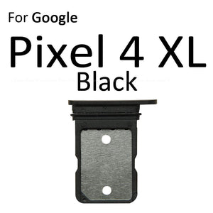 Sim Card Socket Slot Tray Reader Holder Connector Micro SD Adapter Container For Google Pixel 4 4a XL 4XL 5 5a 5G 6a 6 7 Pro