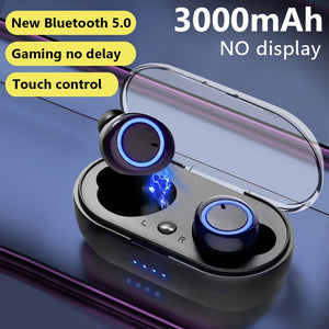 TWS Bluetooth 5.1 Earphones 3500mAh Charging Box Wireless Headphone 9D Stereo Sports Waterproof Earbuds Headsets With Microphone