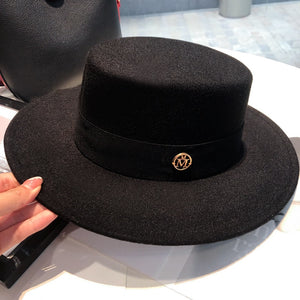 spring autumn fashion beach 2023 Women&#39;s hat fedoras elegant chapel Men&#39;s panama hat fascinator Wedding picture felt Bowler new