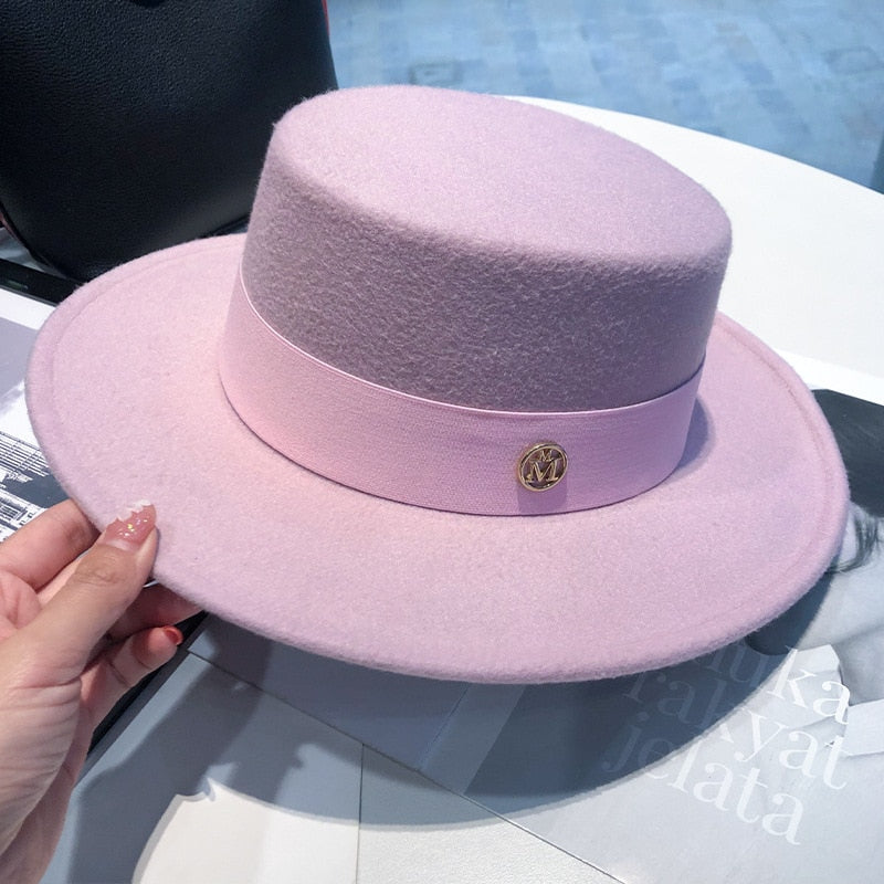 spring autumn fashion beach 2023 Women&#39;s hat fedoras elegant chapel Men&#39;s panama hat fascinator Wedding picture felt Bowler new