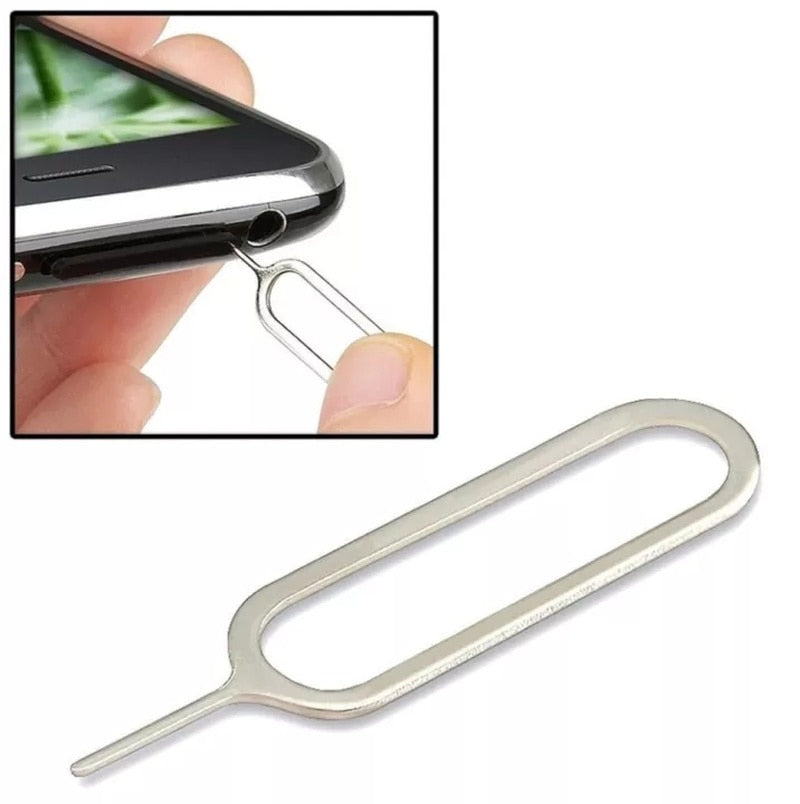 100pcs SIM Card Removal Needle Pins Pry Eject Sim Card Tray Open Needle Pin for IPhone Samsung Xiaomi Redmi  Micro Sd Card Tool