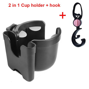 Baby Stroller Accessories coffee Cup Holder universal tricycle pram Water Bottle mobile phone and drink holder wheelchair cart