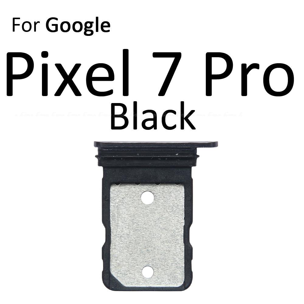 Sim Card Socket Slot Tray Reader Holder Connector Micro SD Adapter Container For Google Pixel 4 4a XL 4XL 5 5a 5G 6a 6 7 Pro