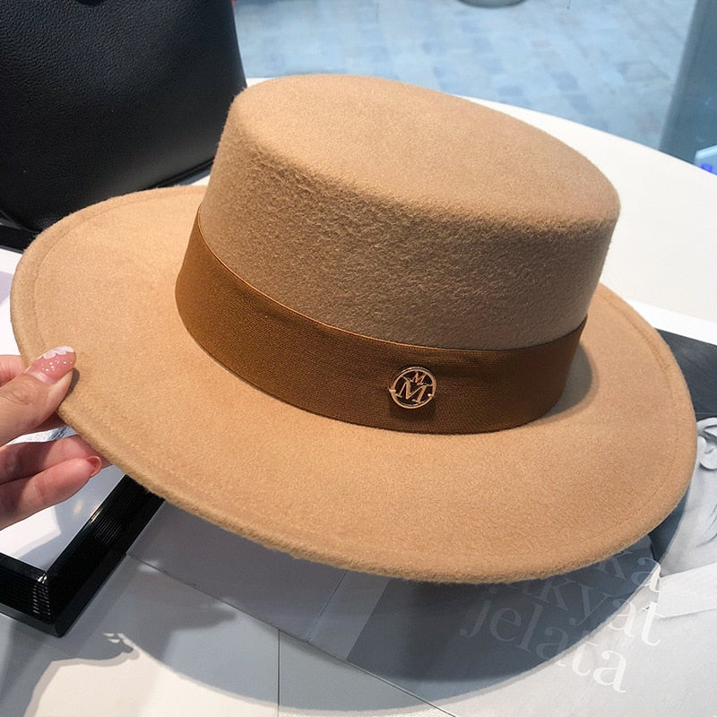 spring autumn fashion beach 2023 Women&#39;s hat fedoras elegant chapel Men&#39;s panama hat fascinator Wedding picture felt Bowler new