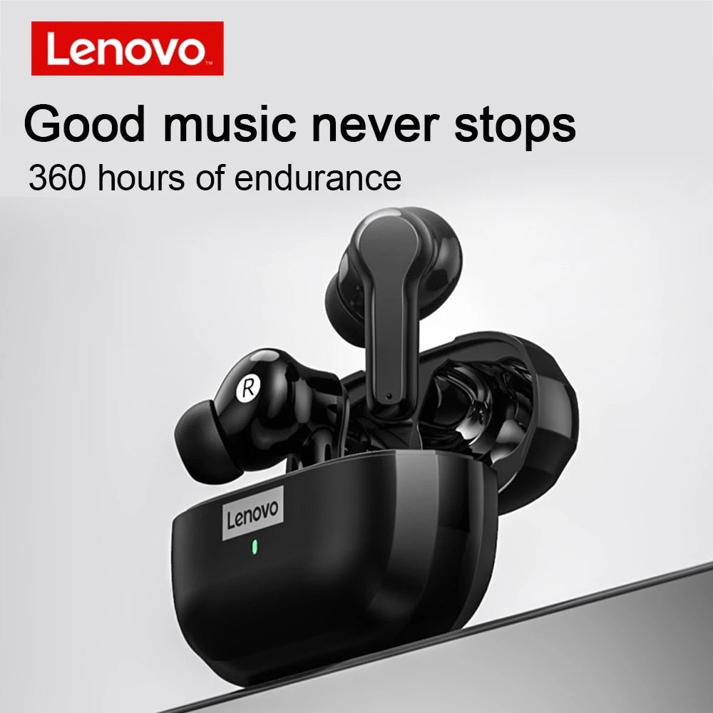 Original Lenovo LP1S TWS Earphone Wireless Bluetooth 5.0 Headphones Waterproof Sport Headsets Noise Reduction Earbuds with Mic