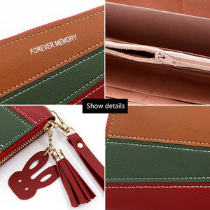 2022 New Long Women Wallets Cute Fashion Multifunctional Clutch Name Print Female Wallet Kpop Card Holder Luxury Women&#39;s Purse