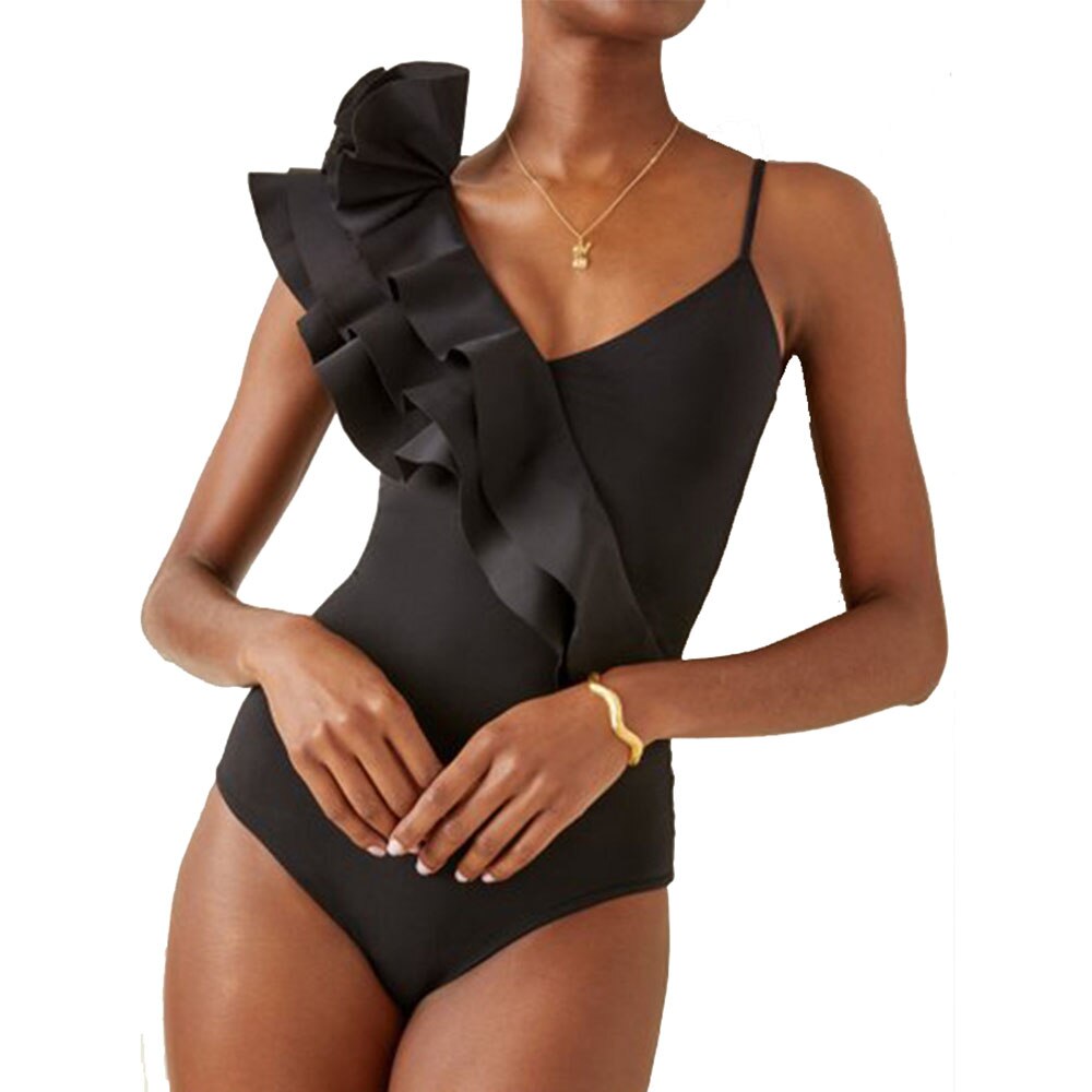 Women&#39;s Fitness Suit Black Swimsuit Seamless  Tankini Women Swimming Suit Soild Push Up Backless Set Swimwear Women Bathing Suit